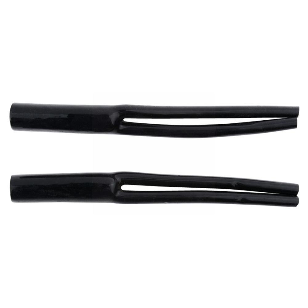 4pcs Soft Rubber Splitter Y Tube One Point Two Split 3.5 Tube Tube Sleeve Line Rubber Bifurcated Line Pants Y Audio Cable S B8o0