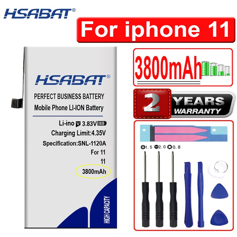 Top Brand HSABAT Newest Battery iphone SE 5 5S 5C 6 6S 7 8 X XS XR 11 / XS Max /6 6S 7 8 Plus / 11 Pro /11 Pro Max: for iphone 11