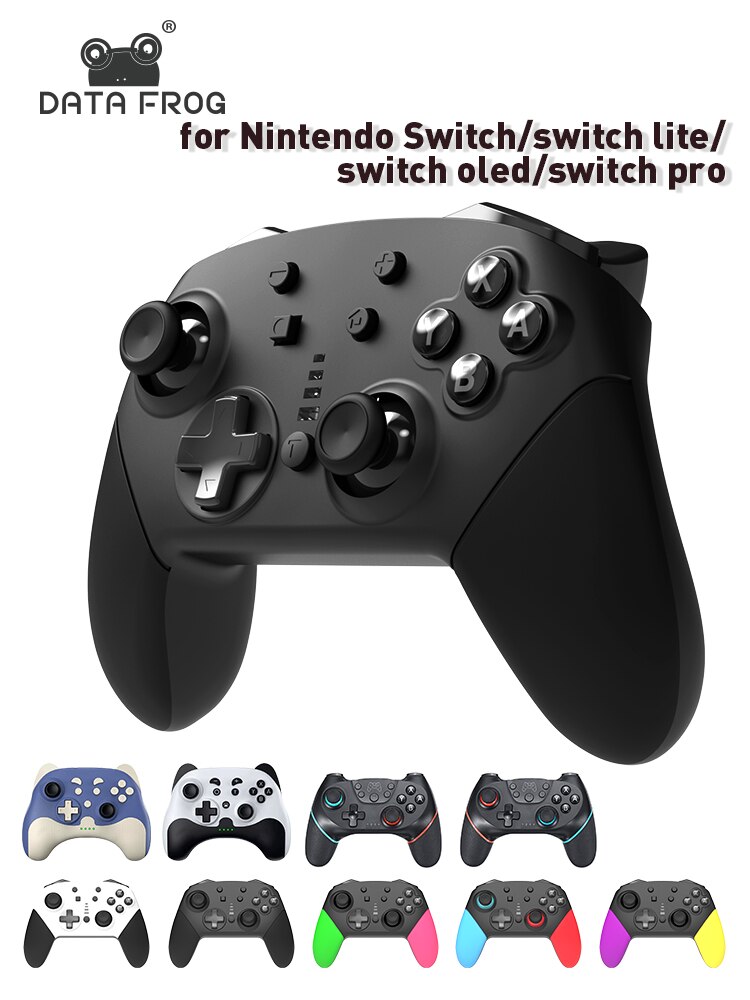 Data Kikker Draadloze Controller Compatibel-Nintendo Switch Multifunctionele Cartoon Bluetooth-Compatibel Gamepad Voor Schakelaar Pro/Lite