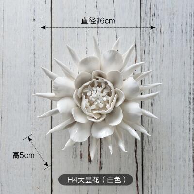 Væg blomsterfad boligindretning vintage håndværk epiphyllum dekorativ porcelæn dekorativ tallerken håndværk værelse dekoration figur: L