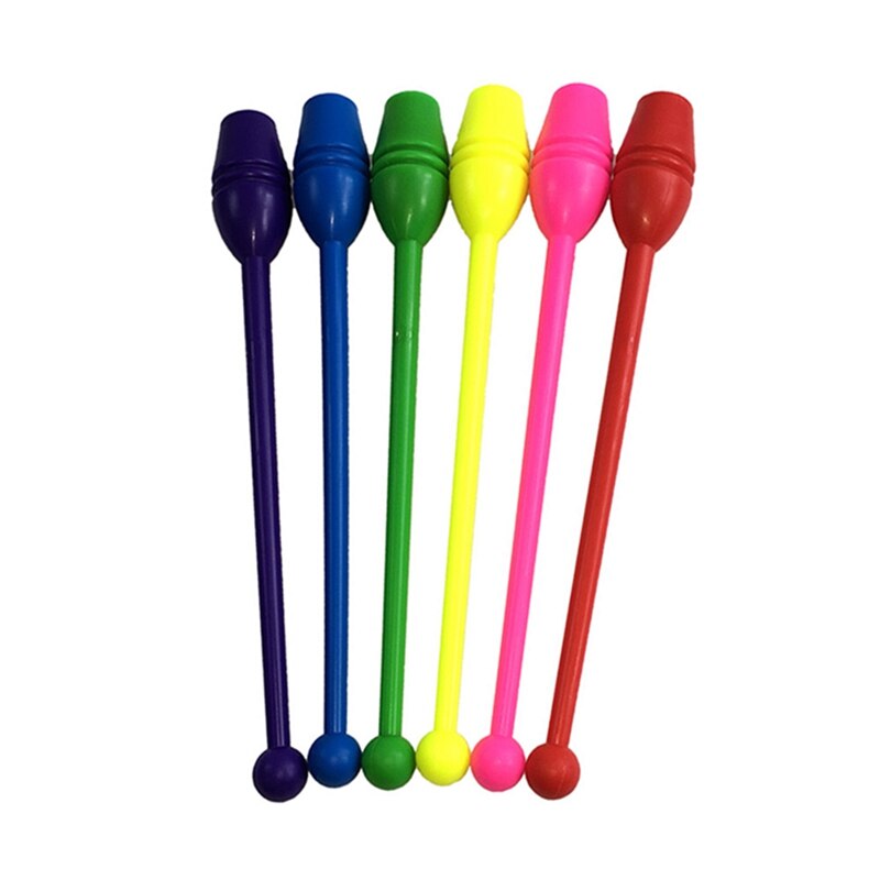 Multicolore rythmique gymnastique bar fitness rythme gymnastique bar compétition plastique entraînement cinq spécial 6 couleur 1 pièce