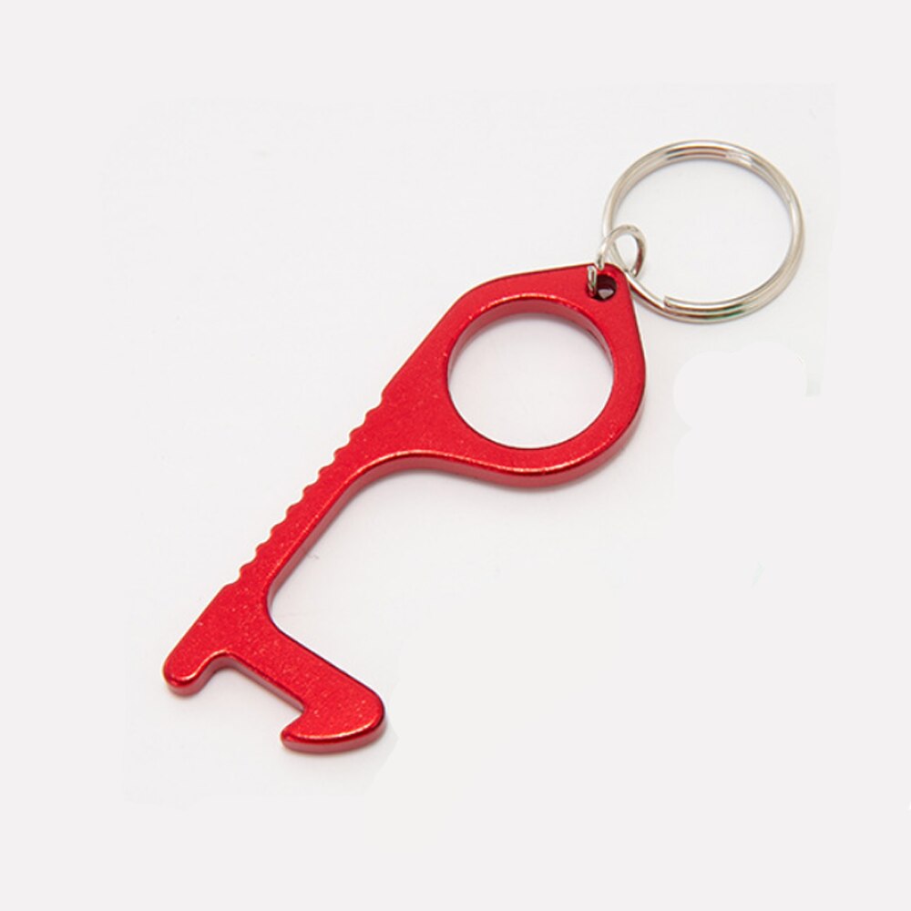 Ouvre-porte Anti-contact alliage Anti-bactérien Protection Anti-contact Isolation clé artefact crochet de porte ouvre-porte avec bouteille Op: 9