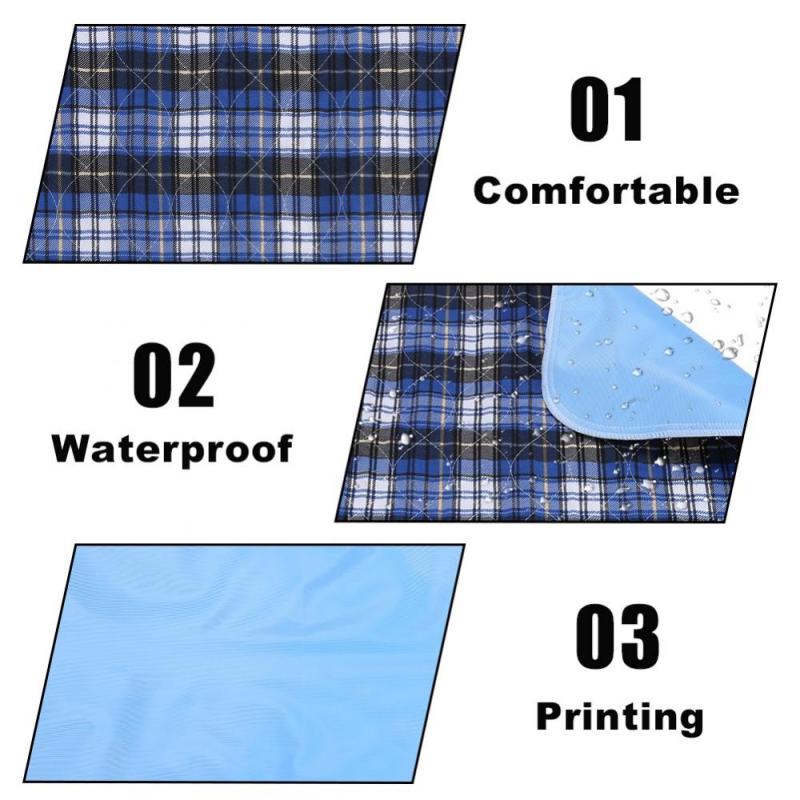Reusable Washable Pad An Absorbent Pad For Adults Incontinence Pad Blue Lattice 45* 60