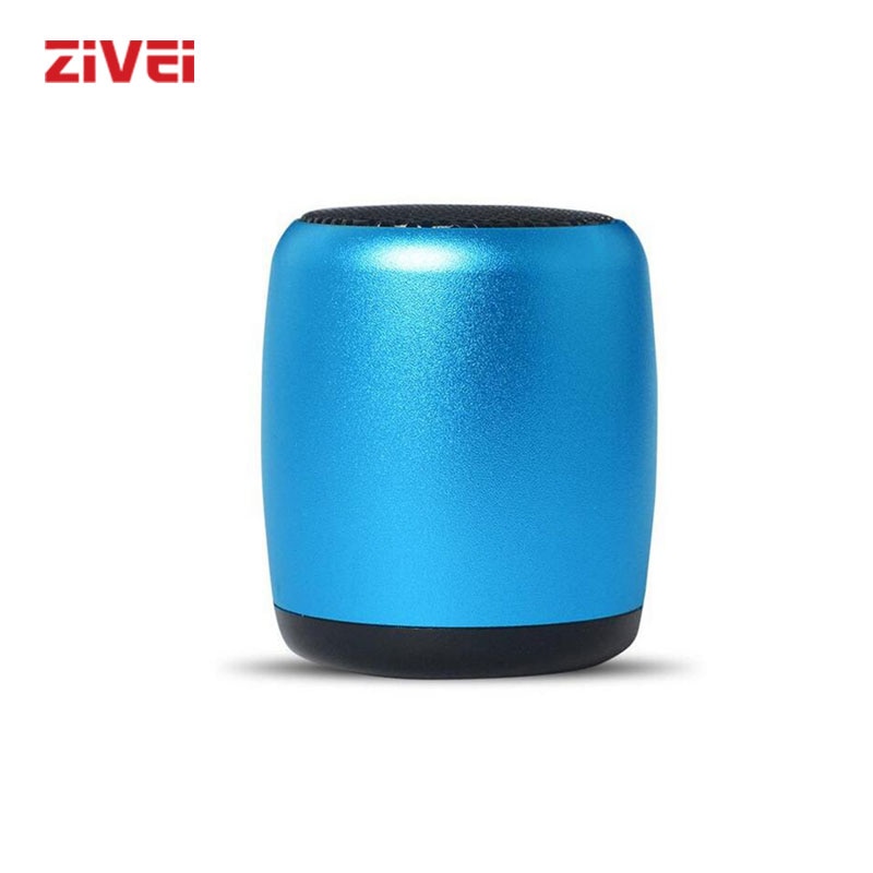 Zivei BM3 Fone Bluetooth Kleine Draagbare Speaker Wired Voor Telefoon Blauw Met Microfoon Outdoor Metalen Bescherming Afstandsbediening