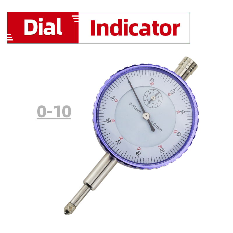 Dial Indicator Micrometer Gauge Magnetic Stand Hour Dial Indicator Concentricity Measuring Tools Instrument 0-10mm