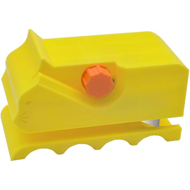 Coupe-carton portatif imprimé en 3D, outil de recyclage, planche à gratter pour chat, 1 pièce: YELLOW