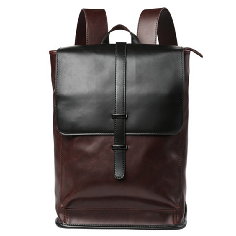 Vicuna polo vintage patchwork patroon heren rugzak tas reis leren rugzak voor mannen rugzak bolsos para mujer
