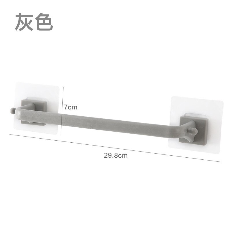 Venta directa de fabricantes, toallero para baño, toallero con ventosa, toallero de baño de cocina gratis, toallero colgante para baño, toallero al por mayor: Gray