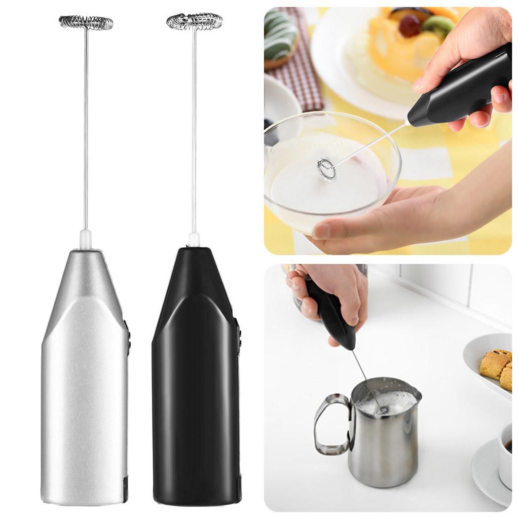 Mini Electric Coffee Blender Handheld Eggbeater Stainless Steel Milk Milker Bubble Drink Stir Bar Kitchen Cooking Tools