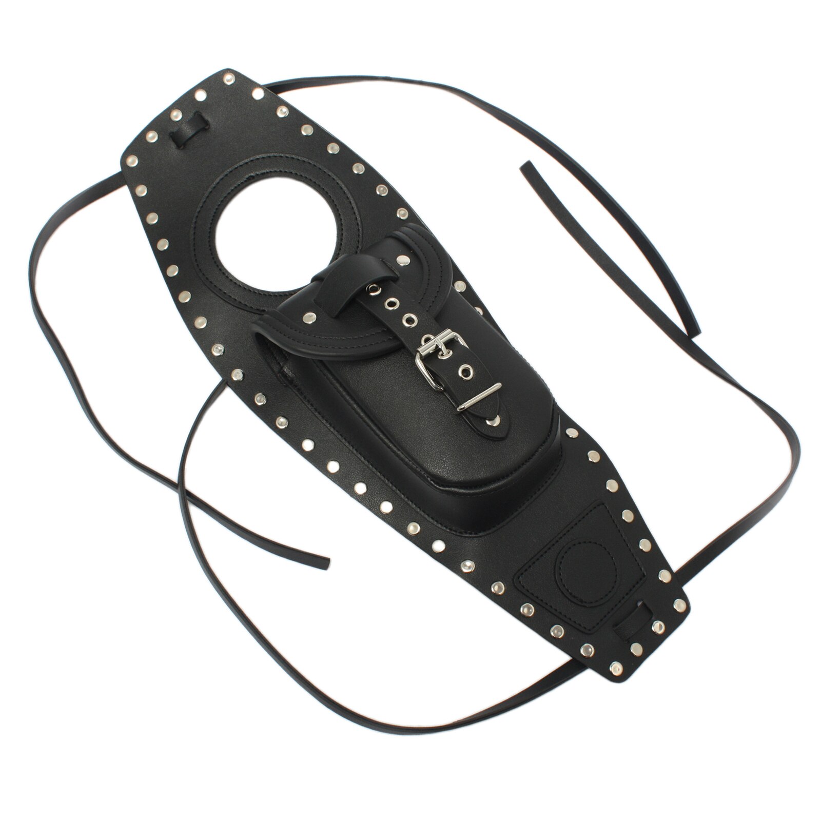 Mylujo Sacoche De Réservoir De Carburant En Cuir PU Avec