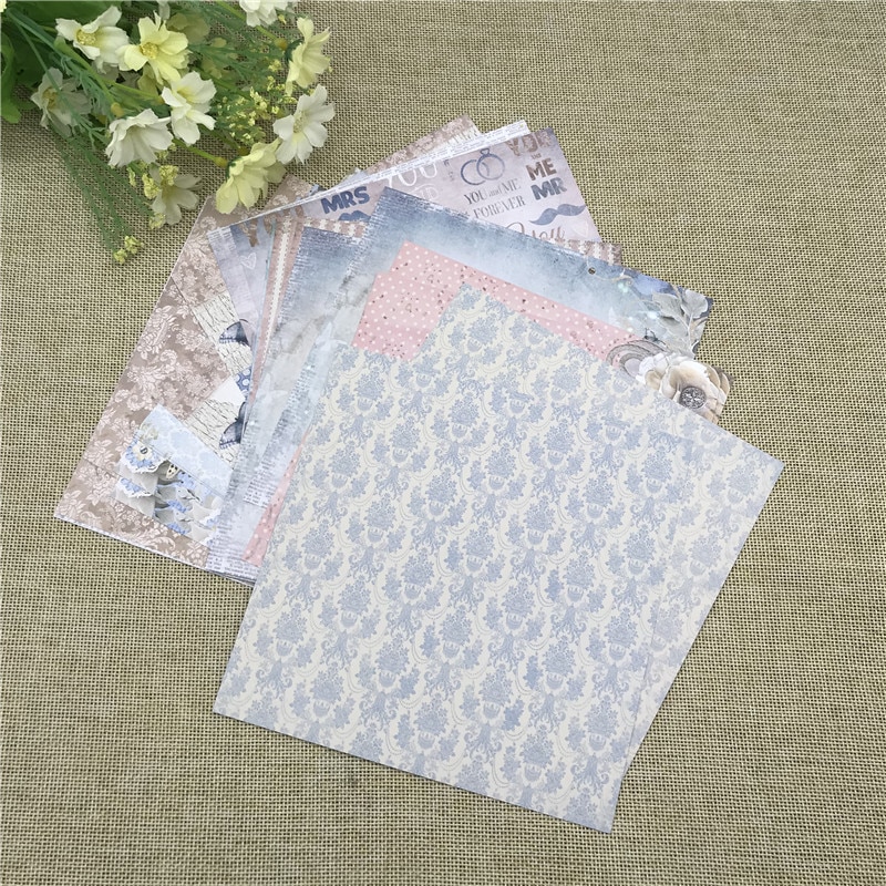 24 sheets 6"X6"The Lovely You Me Pattern Scrapbooking paper pack handmade craft paper craft Background pad