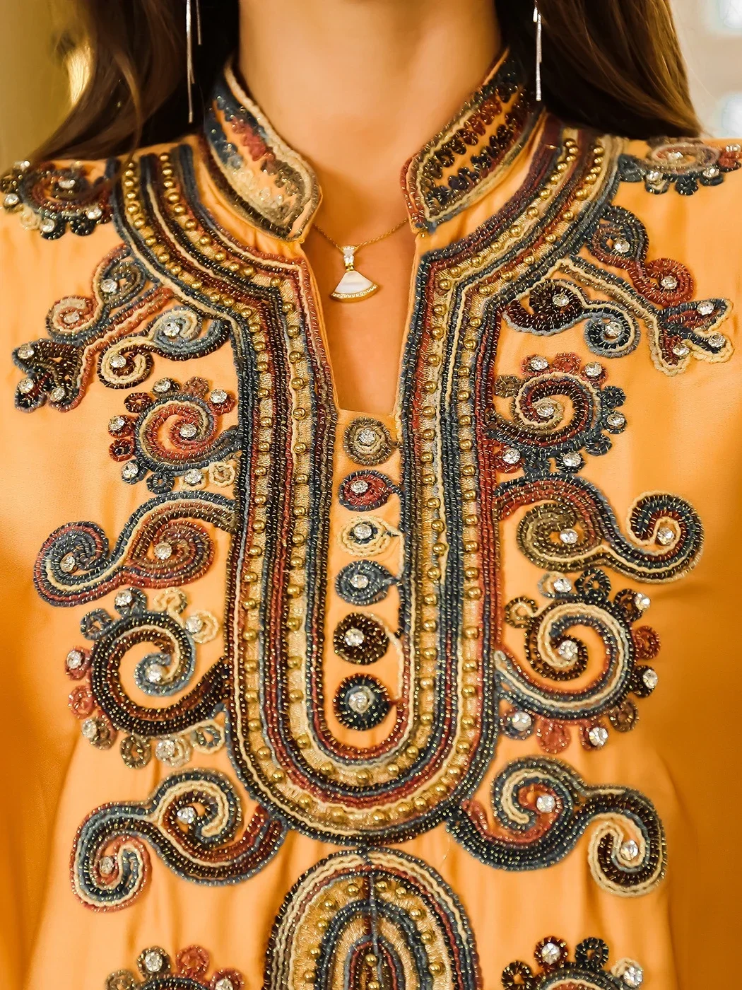 Iltapuvut arabialainen pitkä viitta kirjonta musliminaisten juhla jalabiya eid ramadan marokko dubai abayas kaftan islam vestidos