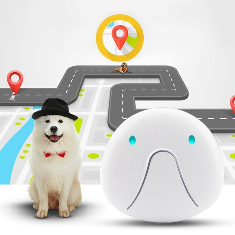 Pet Tracker Waterproof Dog GPS Collar WiFi Realtime Tracking Remote Geo-Fence Longtime Standby Pet GPS