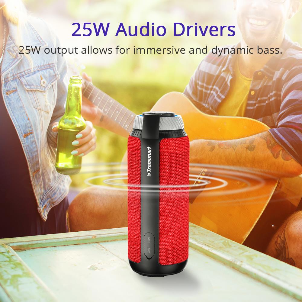 1 año de garantía elemento tronsmart T6 Mini altavoces para reproductor de música MP3 Altavoz Bluetooth portátil barra de sonido inalámbrica Audio