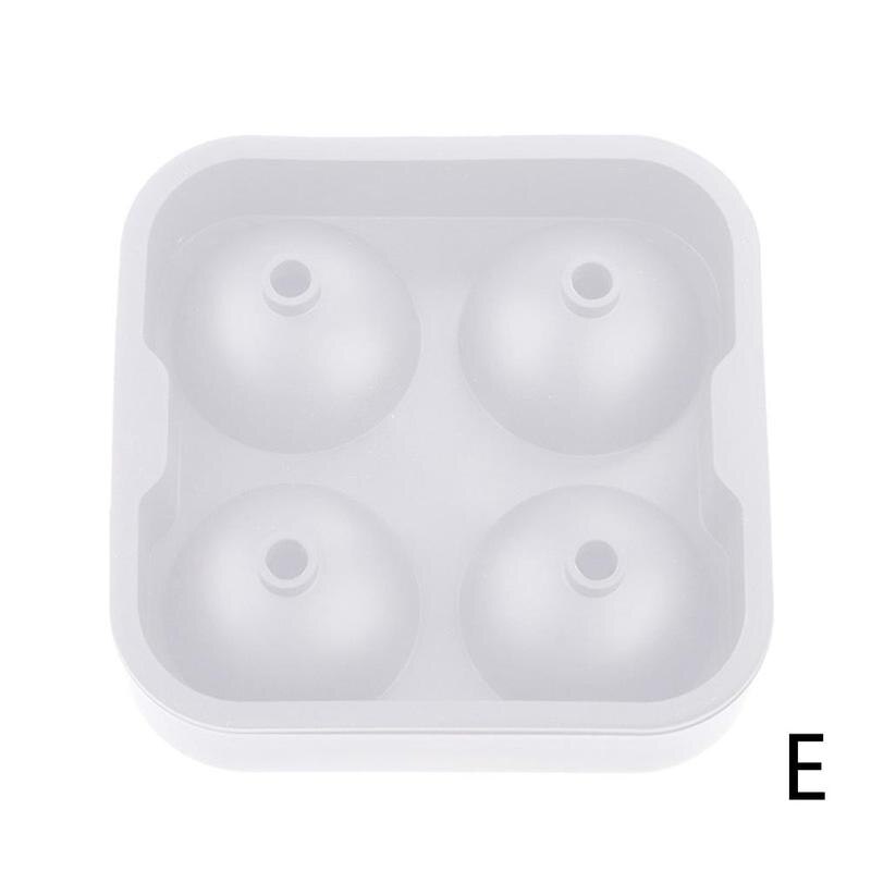 Big Ice Hockey Silicone Mold Ice Box Silicone Ice Cube Maker Skull Shape Chocolate Mould Tray Ice Cream DIY Tool: E