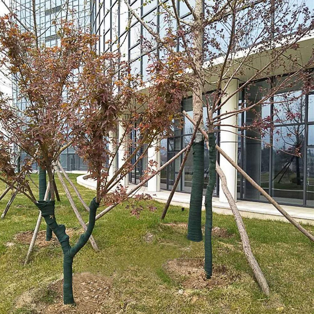 12cm*20m Tree Wrap Breathable Fabric Tree Protector Outdoor Keep Warm Sunshade Moisturizing Bandage Cloth Tree Protector Wrap