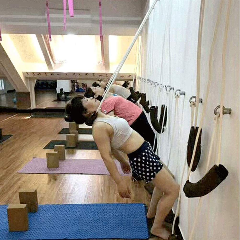 Iyengar-Cuerda de pared para Yoga, cinturón extensible para colgar, eslinga, Kit de montaje en pared, herramienta de inversión antigravedad, accesorio