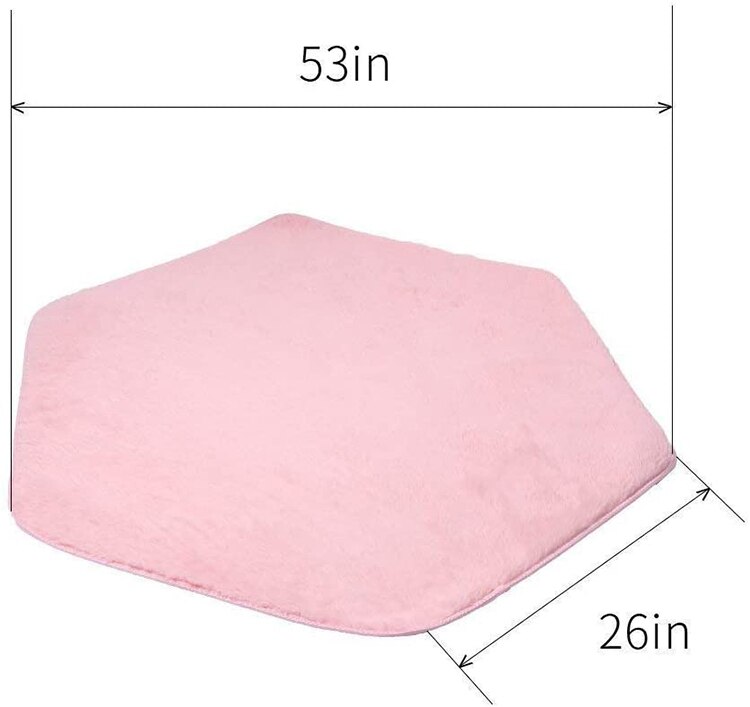 Tienda de campaña plegable con forma de castillo para niños y niñas, casa de juegos para interior y exterior, Juguetes Divertidos: Hexagonal cushion