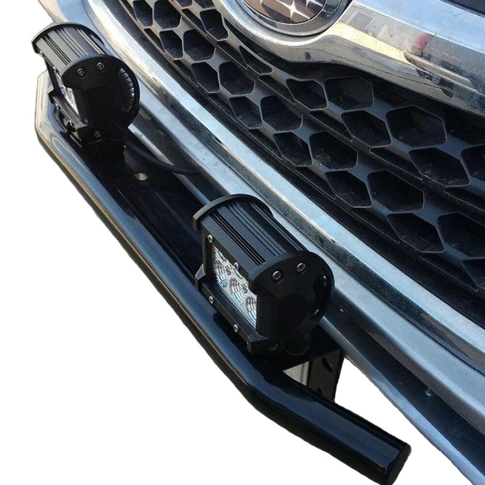 Universele Voorste Nummerplaat Beugel Bumper Frame Beugel Houder Bull Bar Stijl Voor Offroad Lichten Bar Led Suv Truck pick