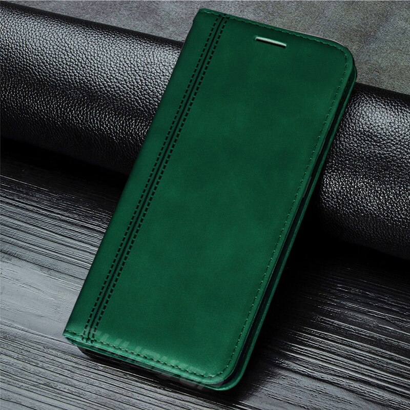 Funda magnética de cuero para Samsung Galaxy A21S, A21S A 21 S, A21 S, 6,5 pulgadas, A217, SM, A217F: For Samsung A21S / Verde