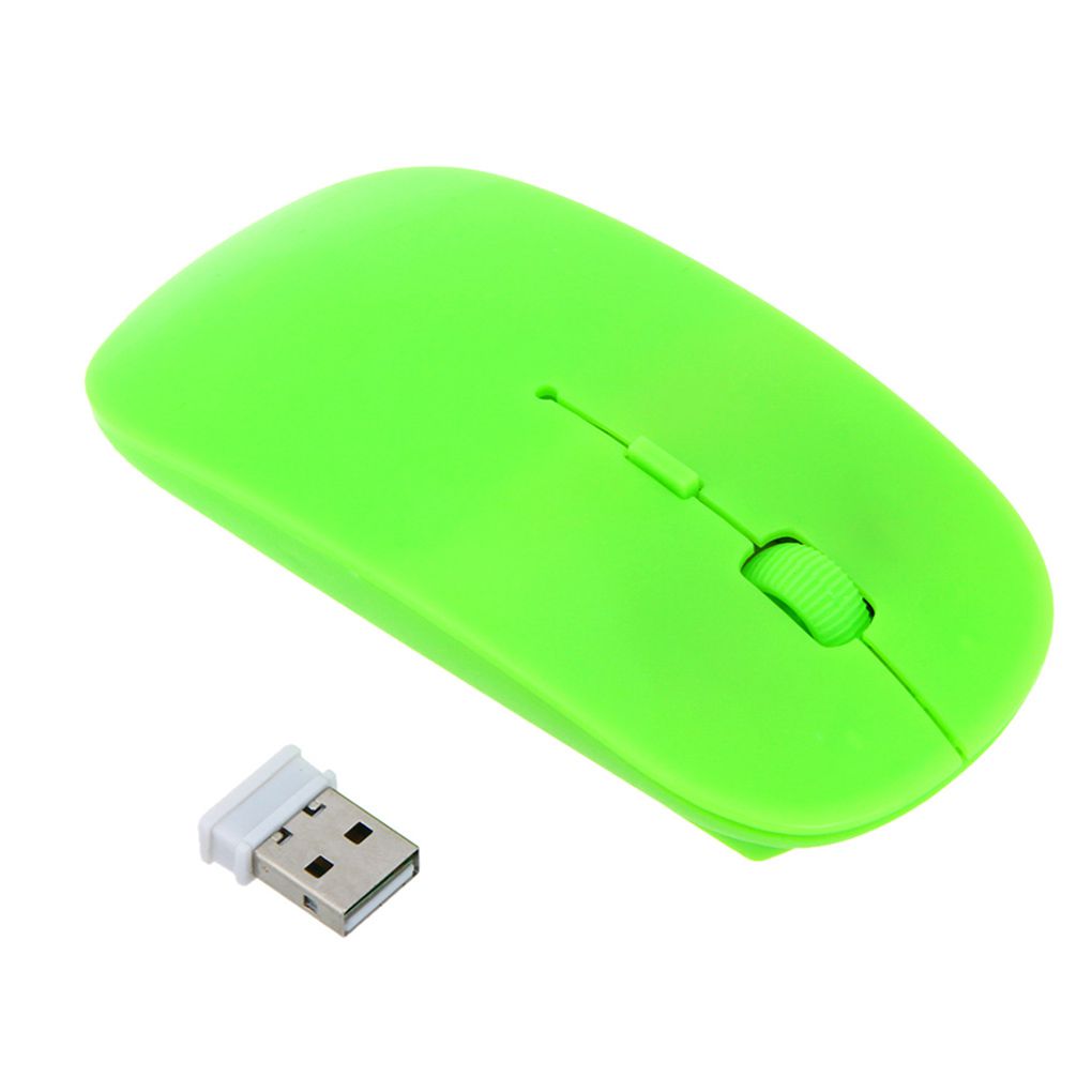 Ultra Thin Optical Wireless Mouse 1600DPI 2.4G Wireless Mice Receiver Super Slim Office Mouse for PC Laptop Notebook