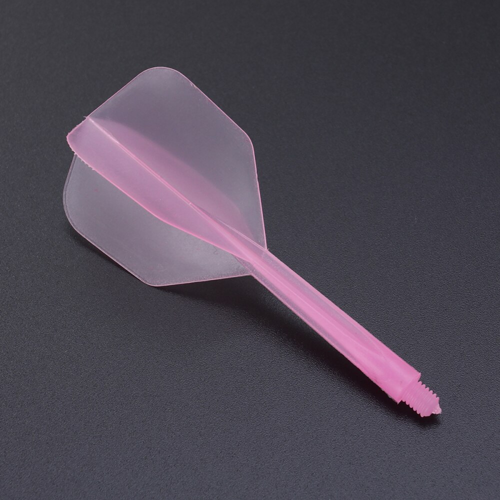 6 Pcs Transparent Fine Thread Dart Flights Darts Accessory Outdoor and Indoor Sports Dart Tail (Red, Black, Blue, Purple,