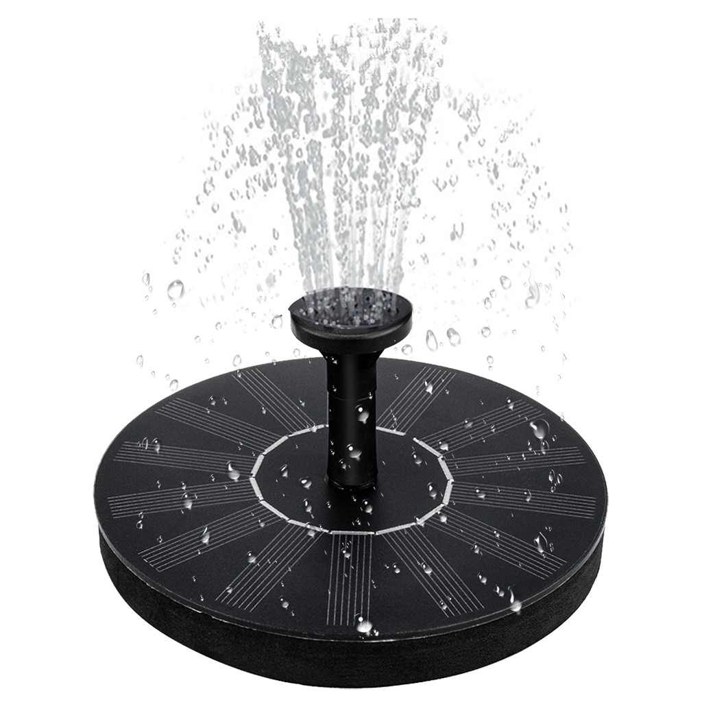 Zonne-energie Fontein Outdoor Pomp Vogel Bad Vijver Waterval Tuin Decoratie Zwembad Fontein Met Drijvende Vogelbad