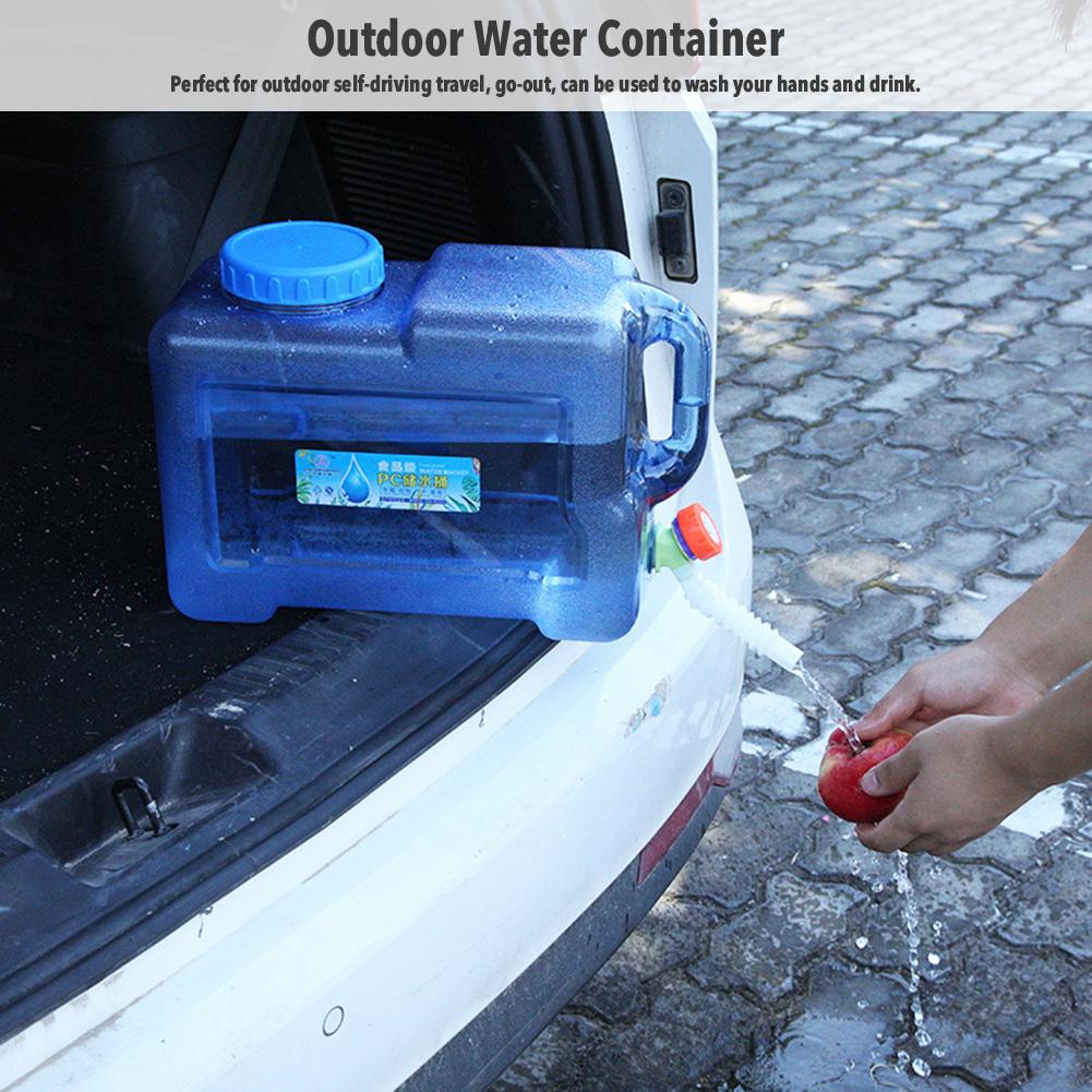 Outdoor Water Container Carboy Met Spigot Draagbare Water Opslag Carrier Jug Kantine Voor Camping Wandelen Emergency