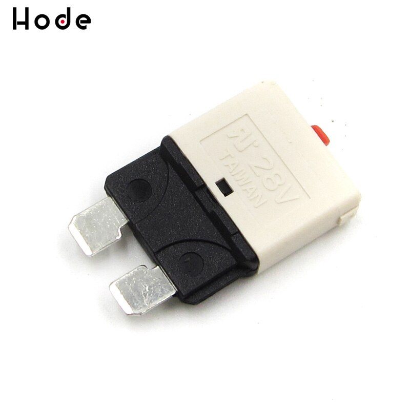 94v0 28V Manual ATC Reset Circuit Breaker Blade car fuse thermal cutoff microwave Marine Fusibles Auto Accessoreis Ferramenta