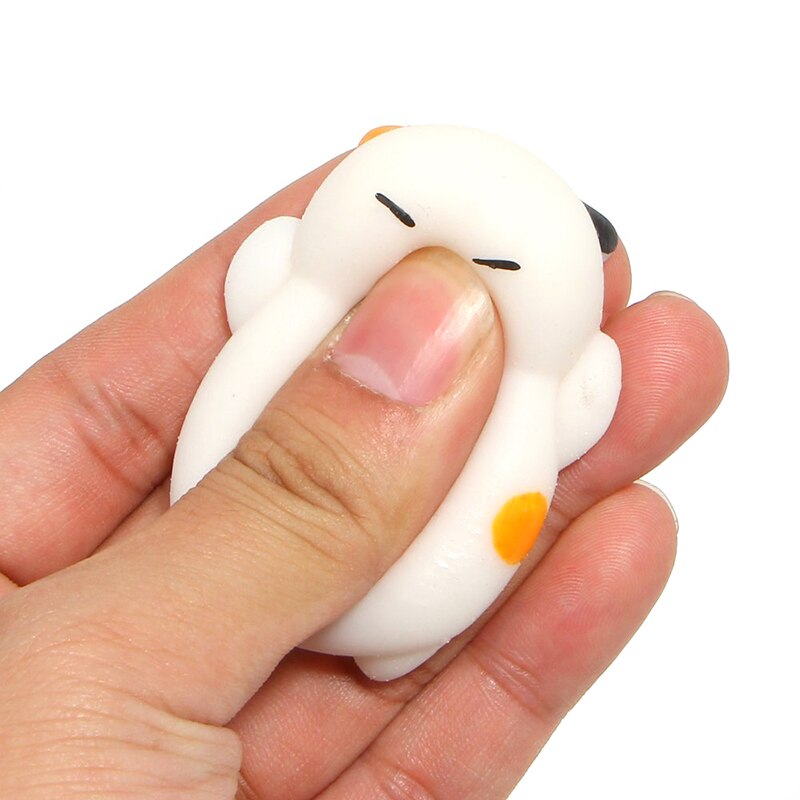 Jouet Squishy de chat de dessin animé, anti-Stress, à presser, décompression, Animal de guérison, Fidget, Vent
