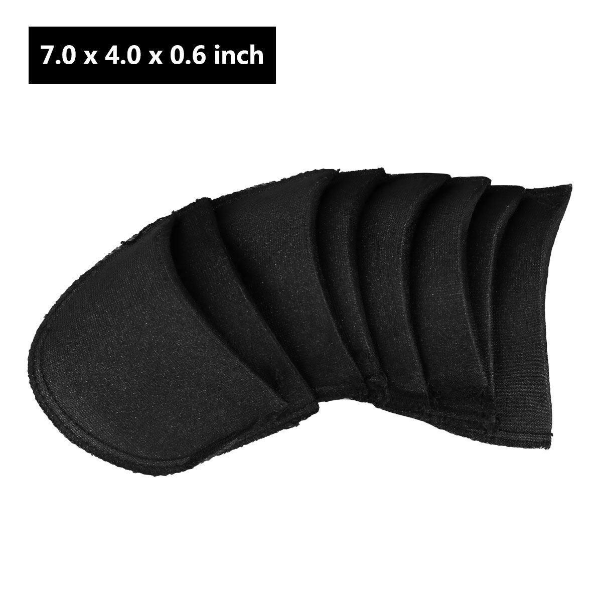 4 Pairs Foam Schoudervullingen Zachte Overdekte Set-In Schouder Enhancer Naaien Pads Accessoires Blazer T-shirt Kleding Foam Pads