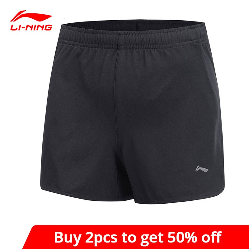 Li-Ning Women Running Sports Shorts FC-FREE PROOF Waterproof Breathable li ning LiNing Sports Shorts Bottoms AKSP014 WKD609