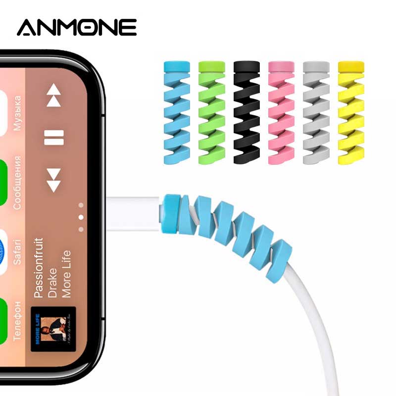 8/4/2 st kabelskydd kabel upprullare för mobiltelefon kabel för hörlurar android kabel med paket anti-brott data linje rep