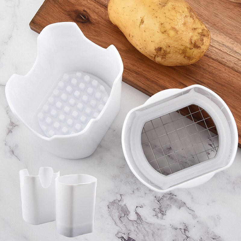 Manual Stainless Steel Sweet Potato Fries Perfect Food Chopper French Fry Slicer Cutter for Potato Vegetable Dicer