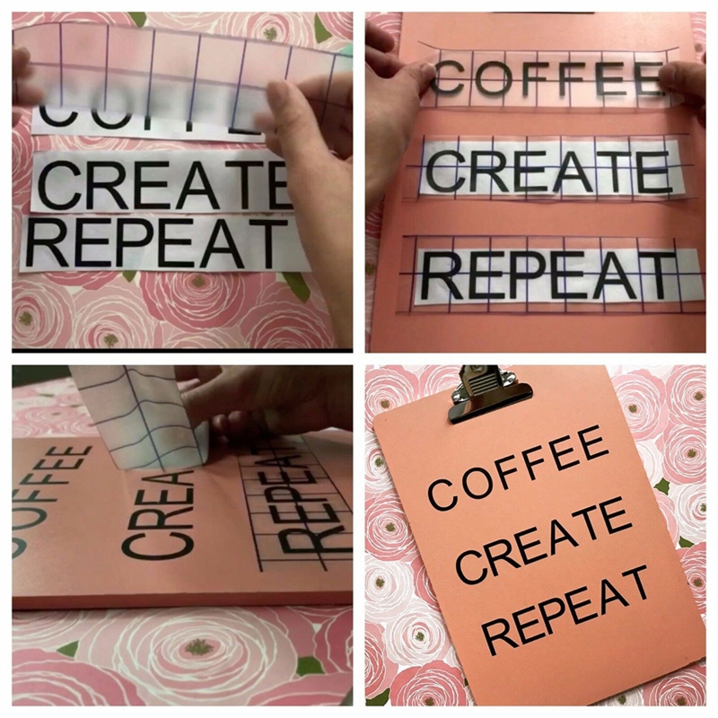 30x100cm DIY Clear Vinyl Transfer Paper Application Tape Roll Alignment Grid for Car Silhouette Window Decal Sticker