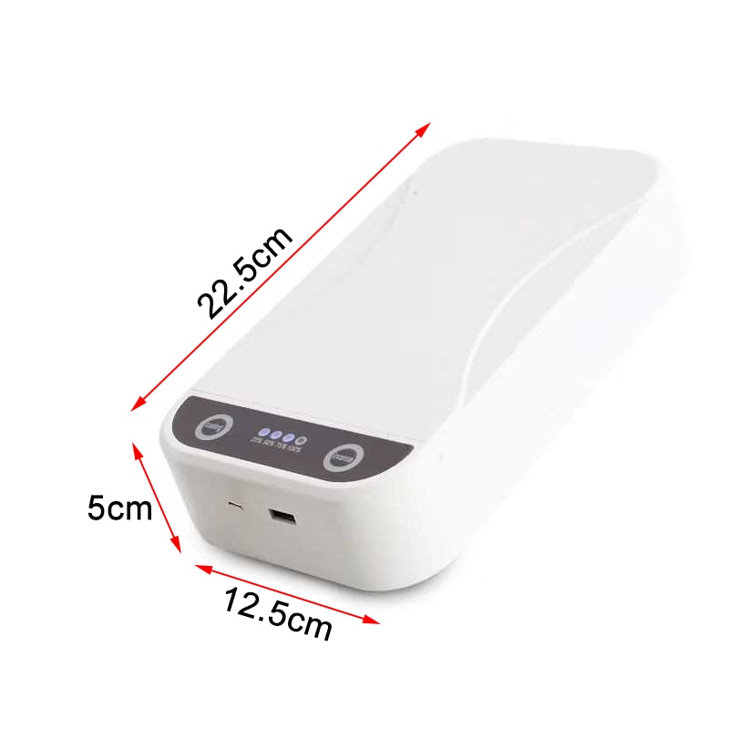 Caja esterilizadora de teléfono UV de 5V, limpiador Personal de joyas y teléfonos, cabina de desinfección con Aroma, Esterilizador UV para mascarilla