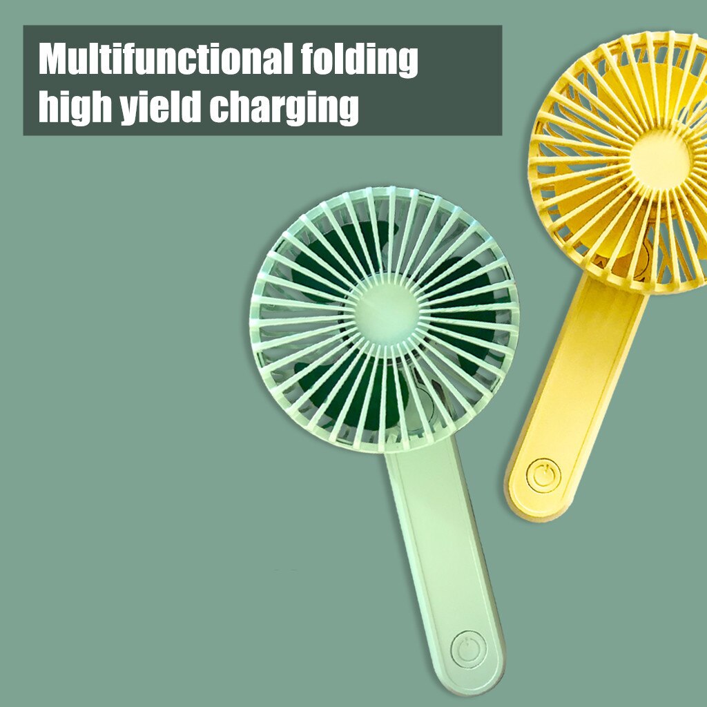 Ultra-Quiet USB Charging Low Noise Smart Home Portable Mini Handheld Fan Summer Cool Pocket fan