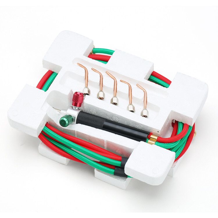 , soplete de soldadura, Mini soplete de soldadura, soplete pequeño Smith, herramientas de joyería, 1 Juego con 5 puntas, herramientas de joyería