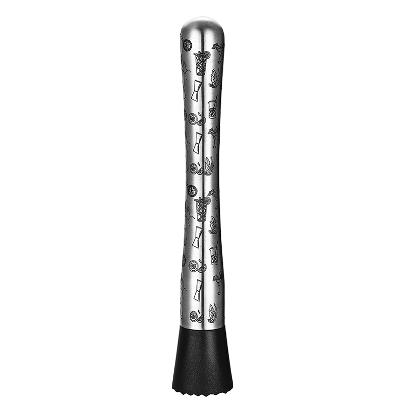 Mojito Muddler – mélangeur pour Cocktail, ustensile de Bar, pour boisson de fruits, glace pilée, outils de Bar: Rouge pastèque