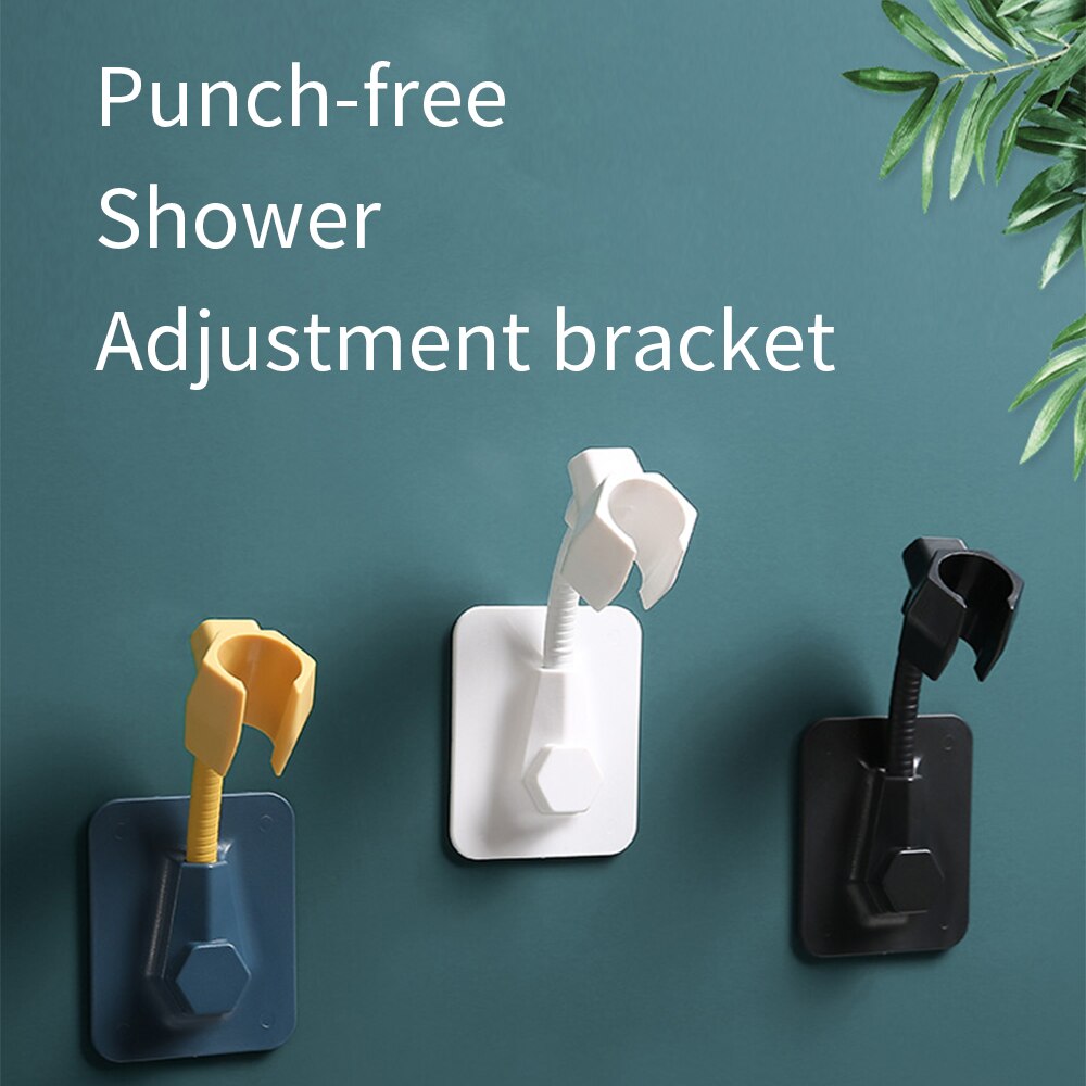 Punch-free shower bracket fixed frame base shower nozzle hanging seat rain shower head bathroom shower accessories