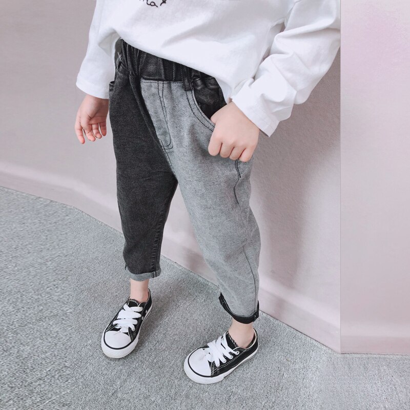 IENENS 2-8 Years Kids Boys Girls Clothes Jeans Trousers Baby Toddler Boy Denim Clothing Pants Children Infant Pants Bottoms: 11T
