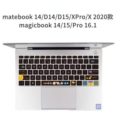 Keyboard Cover for Huawei Honor MagicBook X14 Laptop Keyboard Film X15 Full Cover Rubber Dustproof Protecter Film: type11