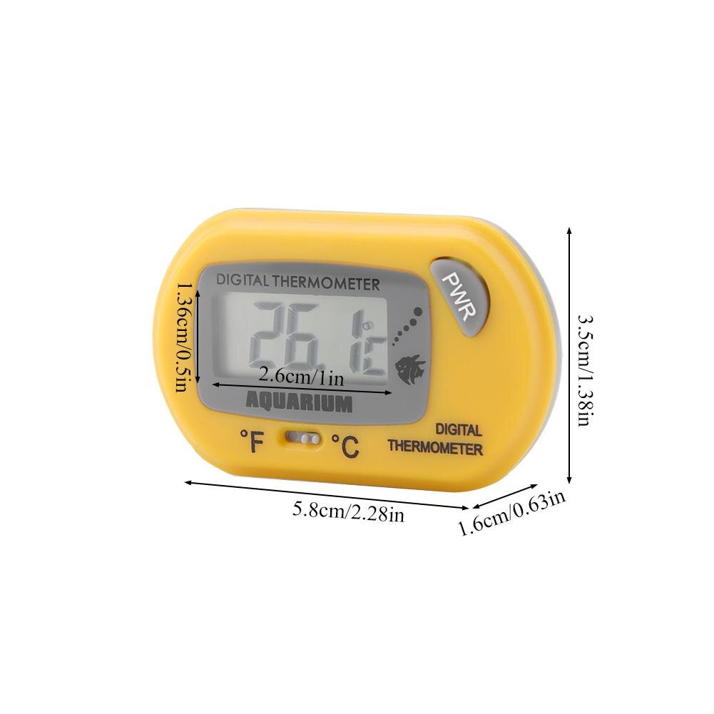 Zerodis LED Digital electrónica temperatura ajustable calefacción Digital acuario termómetro medidor de temperatura