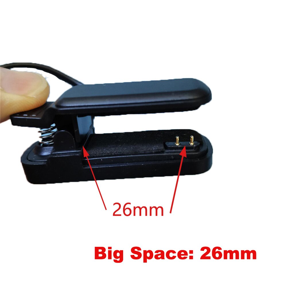 Clip de cargador de 2 pines para reloj inteligente, Cable de acoplamiento de carga Universal de 4mm y 3mm para pulsera inteligente, Cable de carga Original USB