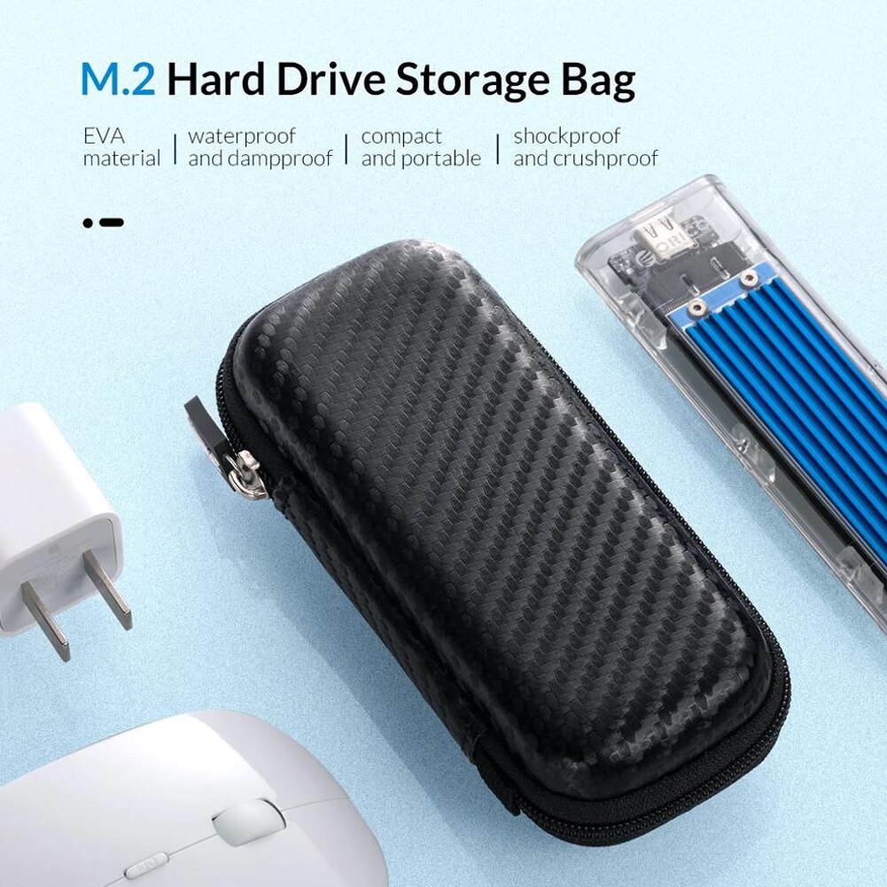 M.2 Festplatte fallen EVA Tragbare SSD Wasserdichte Lagerung Schutz Taschen Multi-funktion Handy, Mobiltelefon Energie Paket EVA Beutel