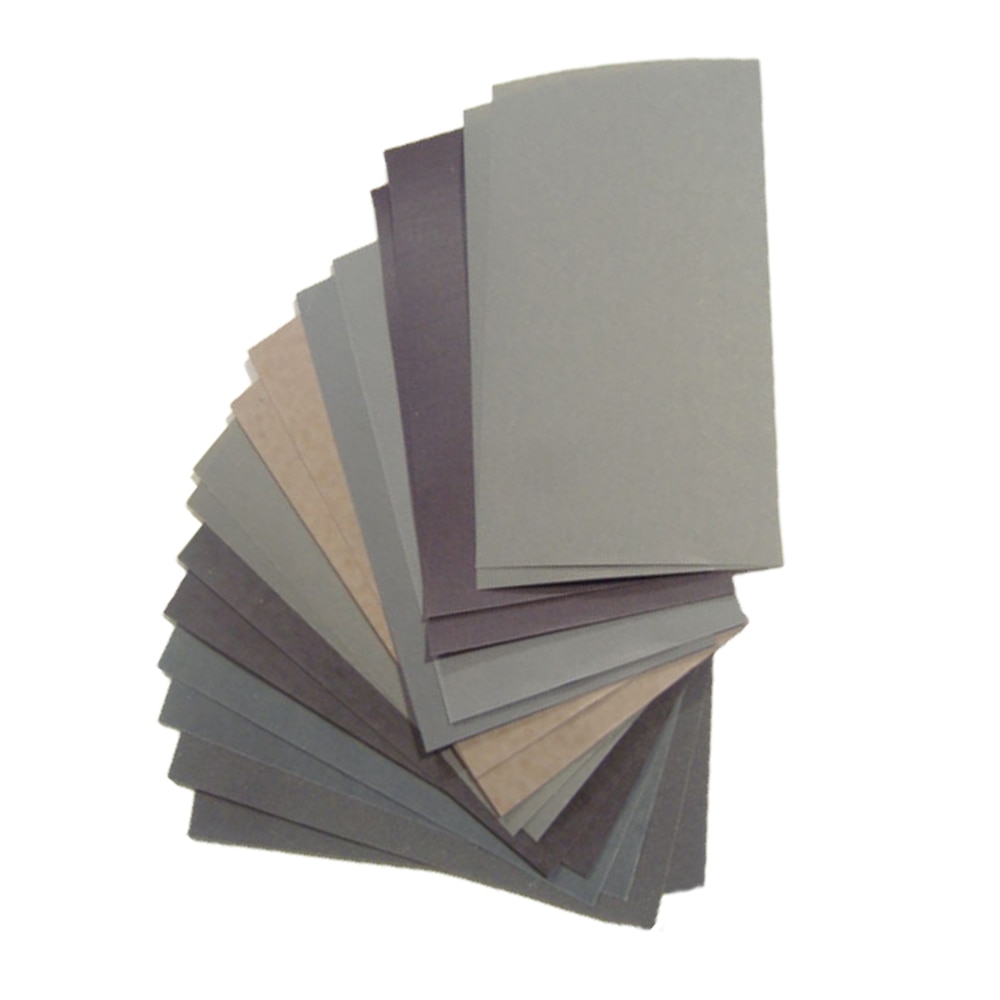 15 stk. sandpapir 800 1000 1200 1500 2000 2500 400 600 3000 lavet af siliciumcarbidsandkorn med sandpapir