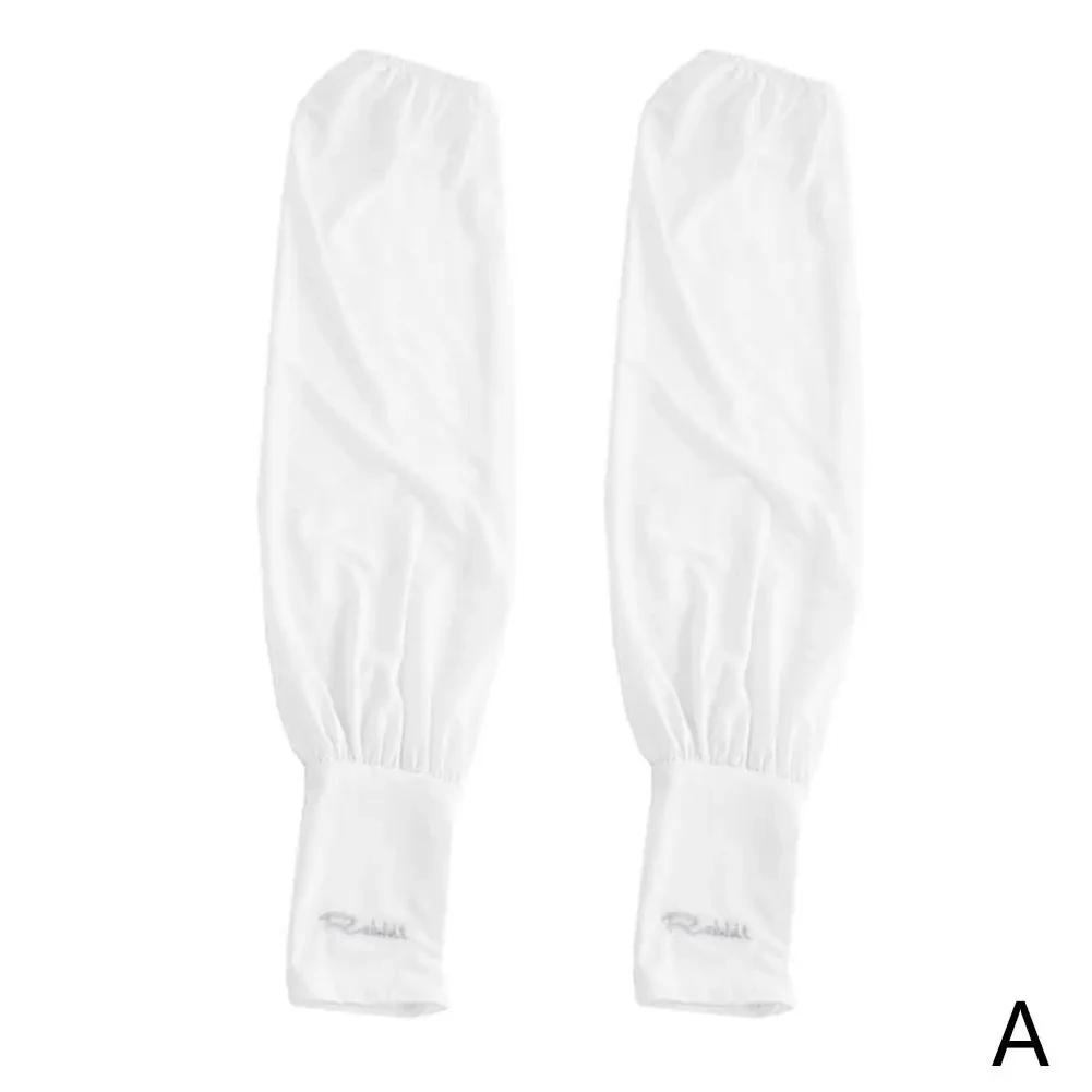 Summer Loose Sunscreen Driving Ice Silk Sleeve Female Long Length UV Protection Arm Arm Glove Sleeves Super Soft Breathable: Dark Grey