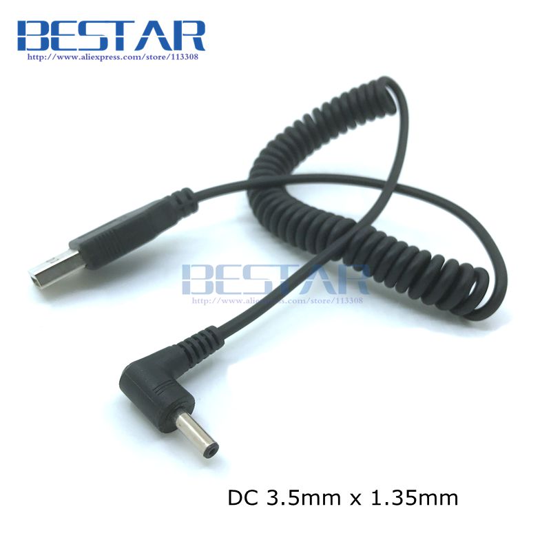 USB 2.0 Een Type Man naar Haaks JACK DC 4.0x1.7mm 4.7x1.7mm 5.5x2.1mm 5.5x3.0mm 3.5x1.35mm 5 V Power Kabel 1 m
