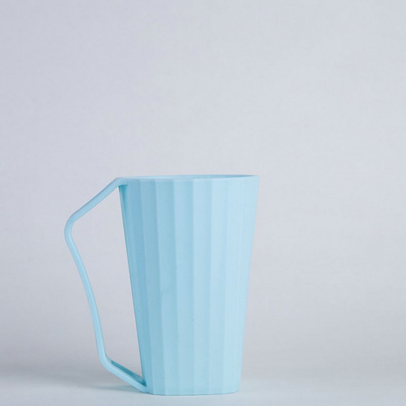 Brosse à dents tasse créative maison avec poignée deux couleurs lavage Portable Couple voyageant en plastique dent brosse tasse: green