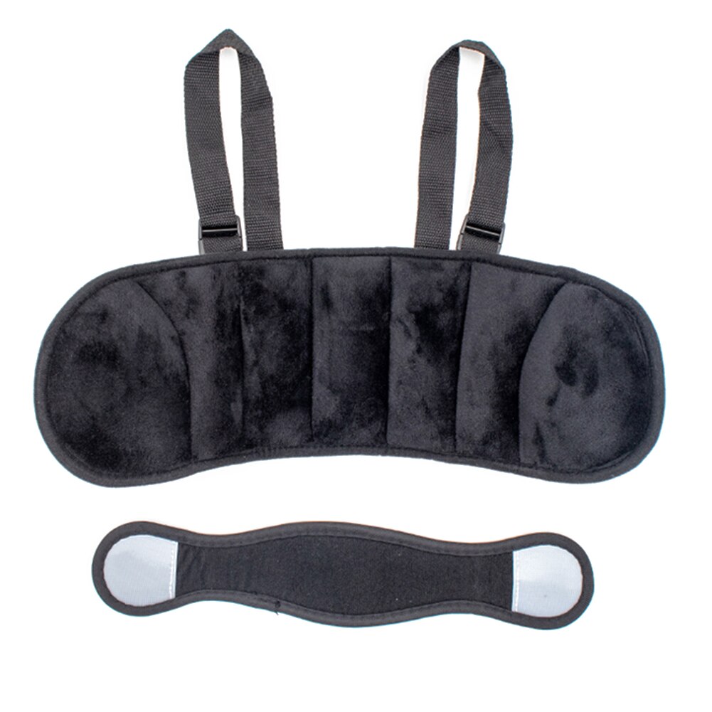 Cinta de sujeción para cabeza de chico de coche , soporte para cabeza y cuello, banda para cabeza fija para dormir: Negro